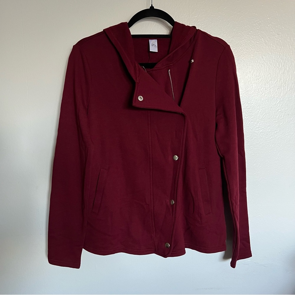 Just Fab Active Dark Red Sweater